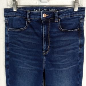 American Eagle Highest Rise Jegging 10 R Dark Wash